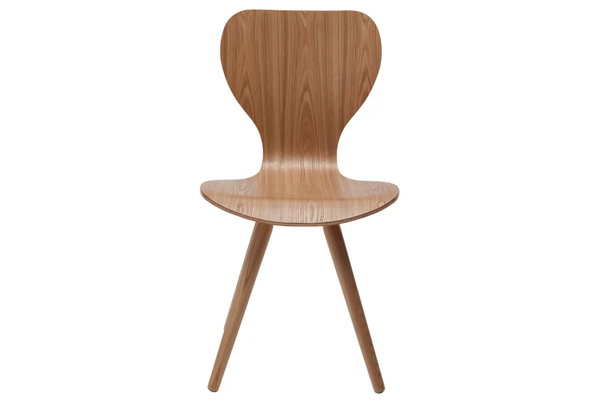 Miliboo Chaises vintage en bois clair (lot de 2) NORDECO