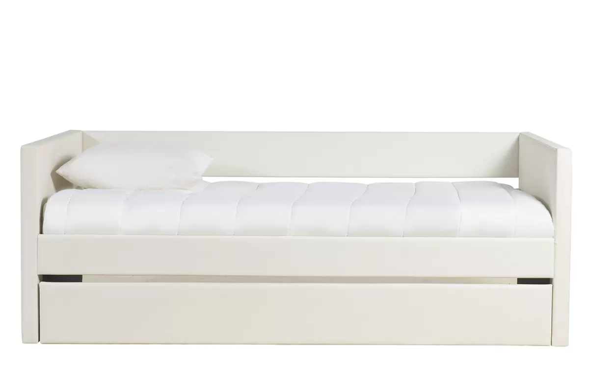 Enfant Miliboo Lit gigogne blanc 90x190 cm ELIE