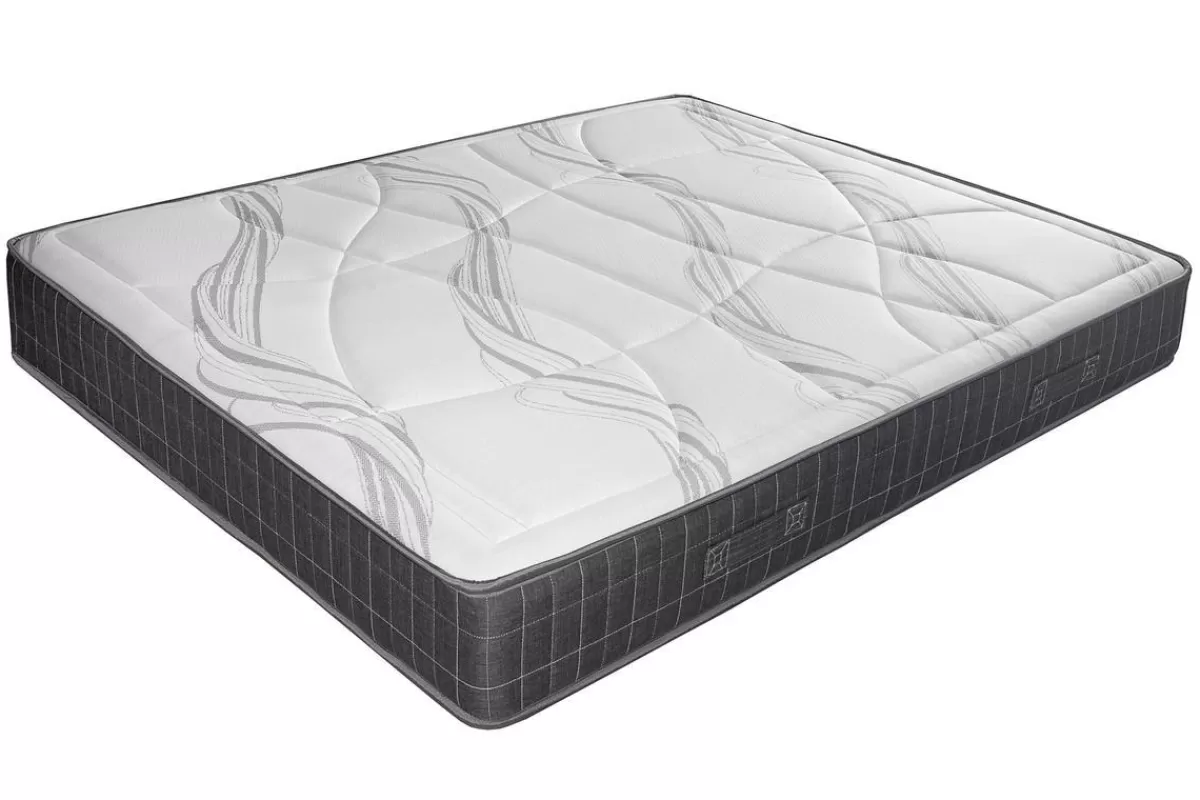 Miliboo Matelas 140x200 avec accueil mousse à mémoire de forme 24 cm JIMY