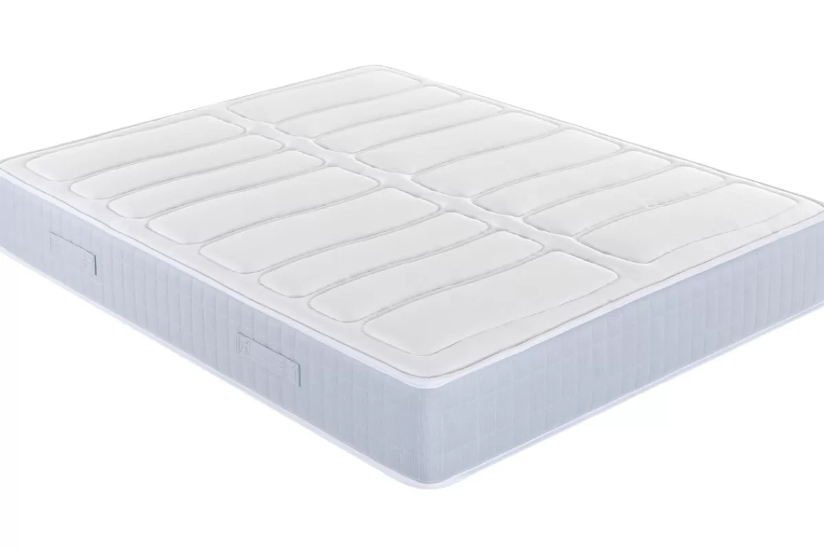 Miliboo Matelas 160x200 cm à ressorts ensachés avec accueil mousse à mémoire de forme 25 cm BEN
