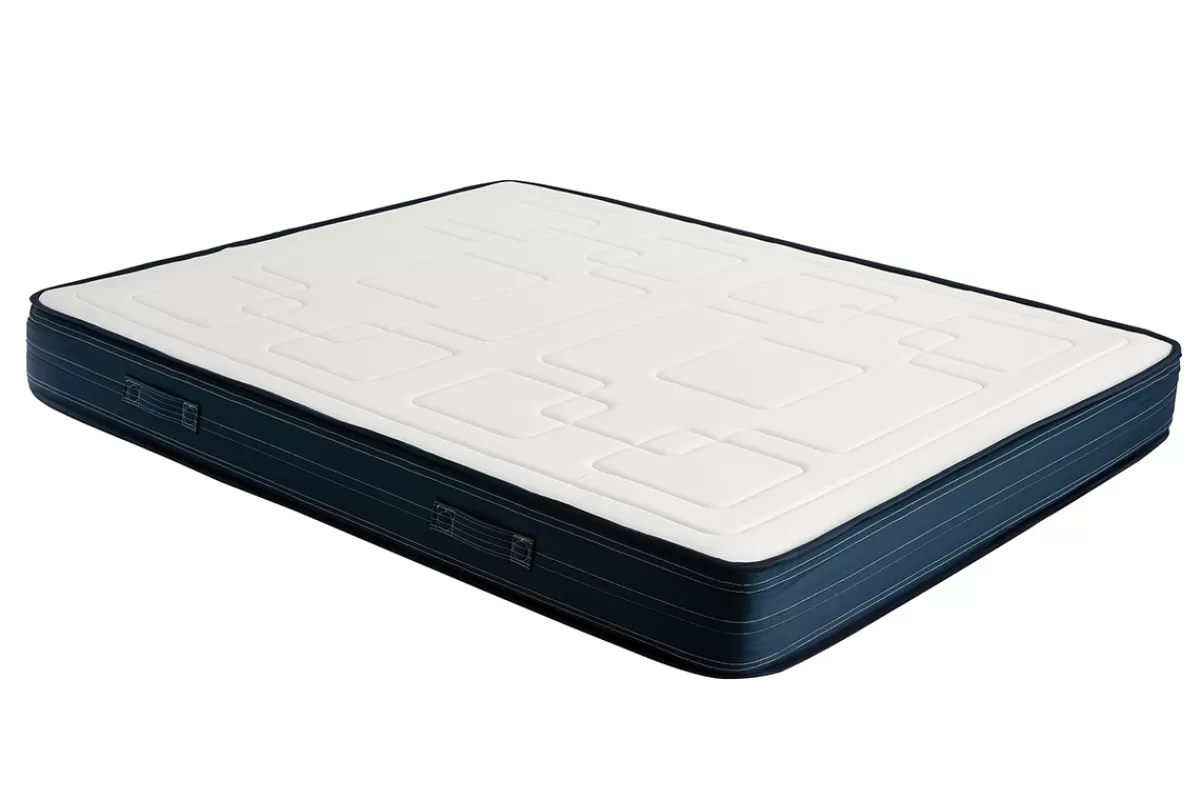 Miliboo Matelas 180x200 cm avec accueil mousse à mémoire de forme 22 cm OLIVER