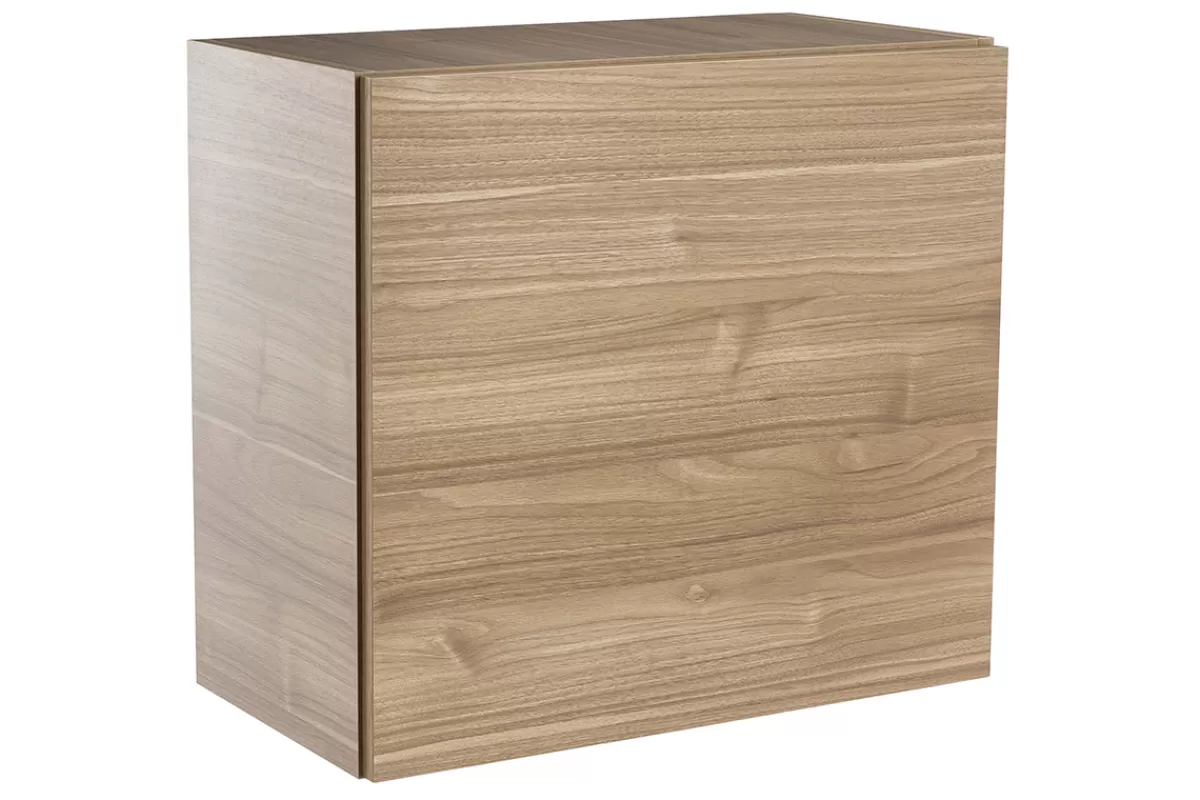 Miliboo Rangement mural fermé carré finition bois clair L55 cm ETERNEL