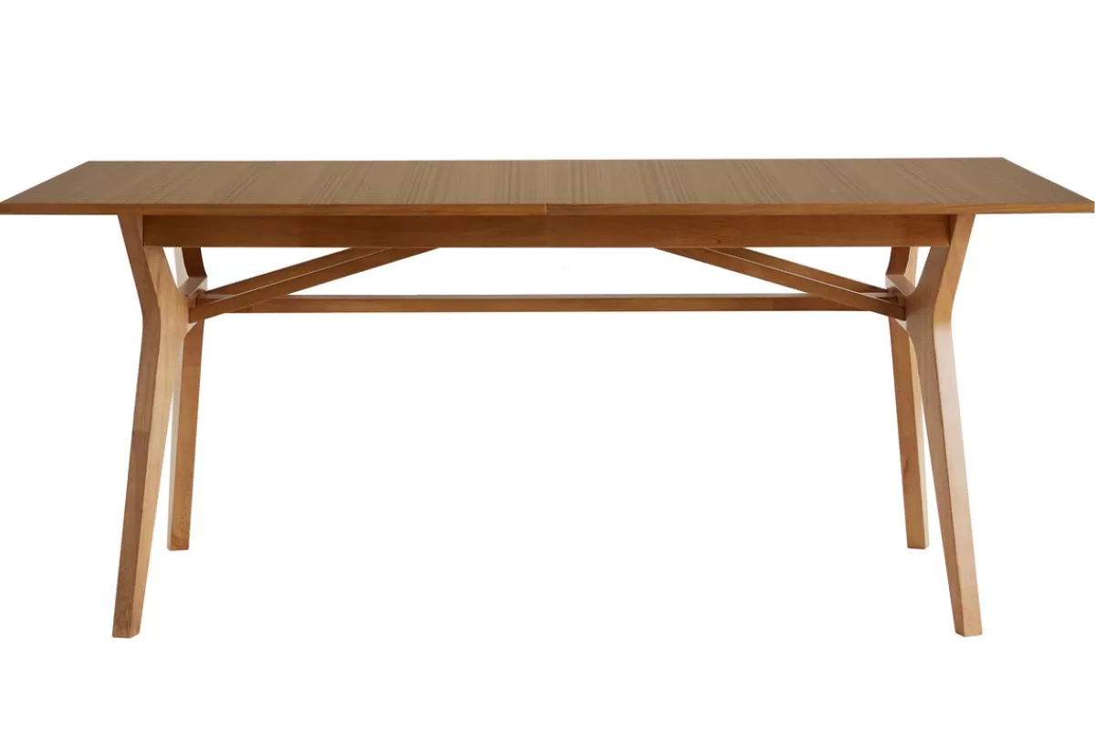 Miliboo Table extensible rallonges intégrées rectangulaire bois clair L180-220 cm FOSTER