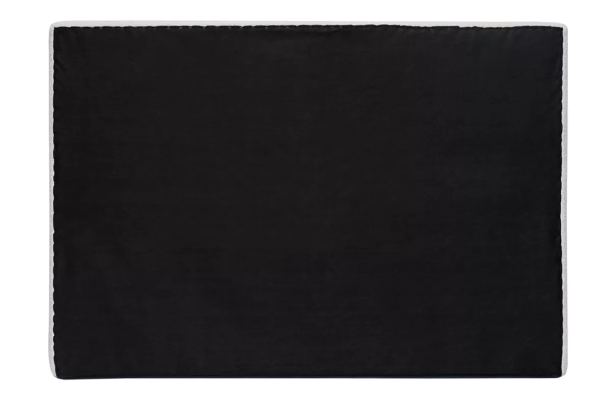Miliboo Tête de lit en tissu effet laine bouclée blanc L160 cm CLOVIS